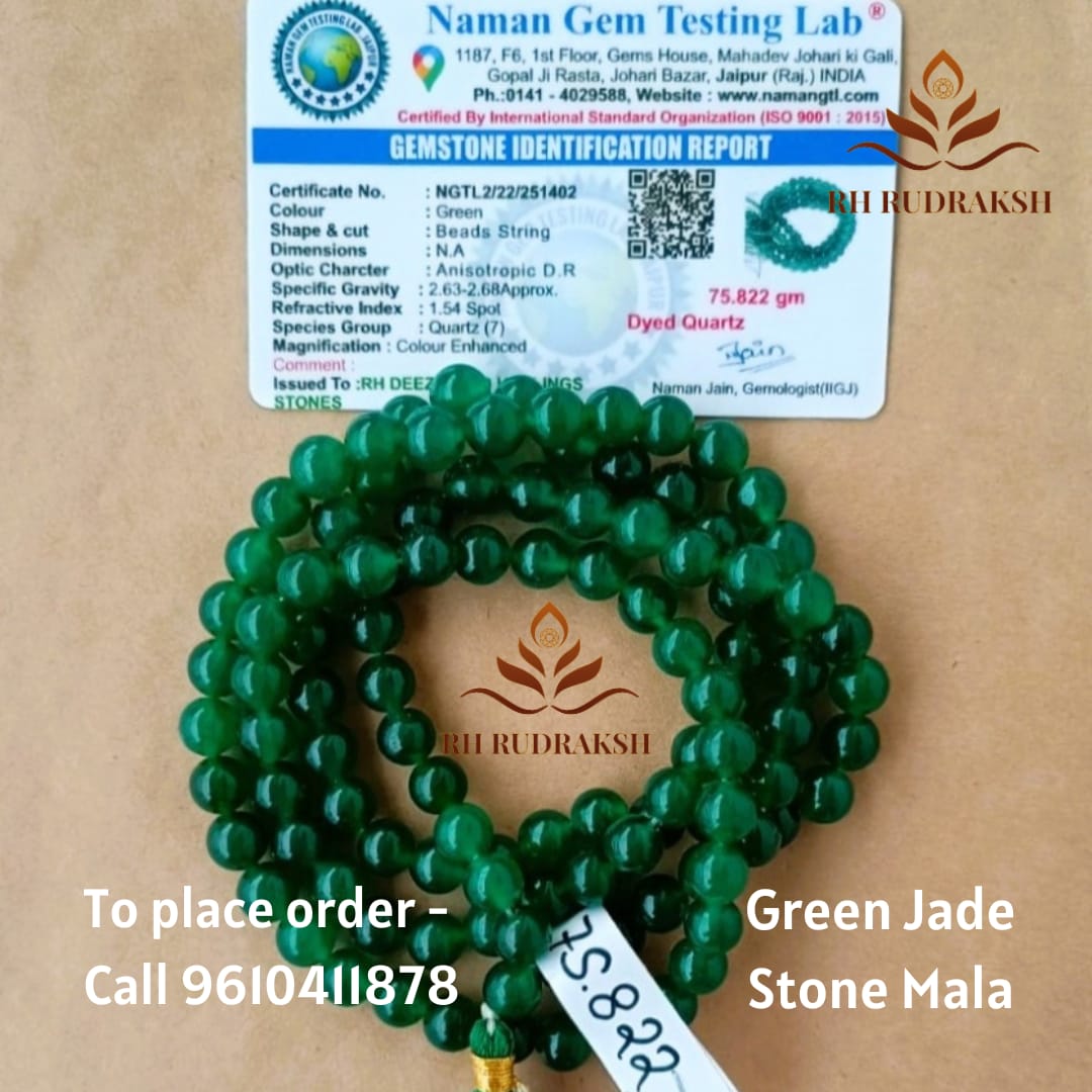 Green Jade Stone Mala