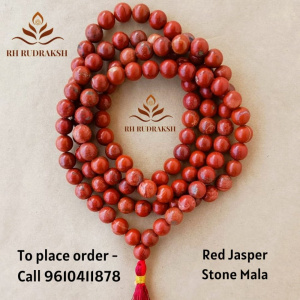 Image of Red Jasper Stone Mala