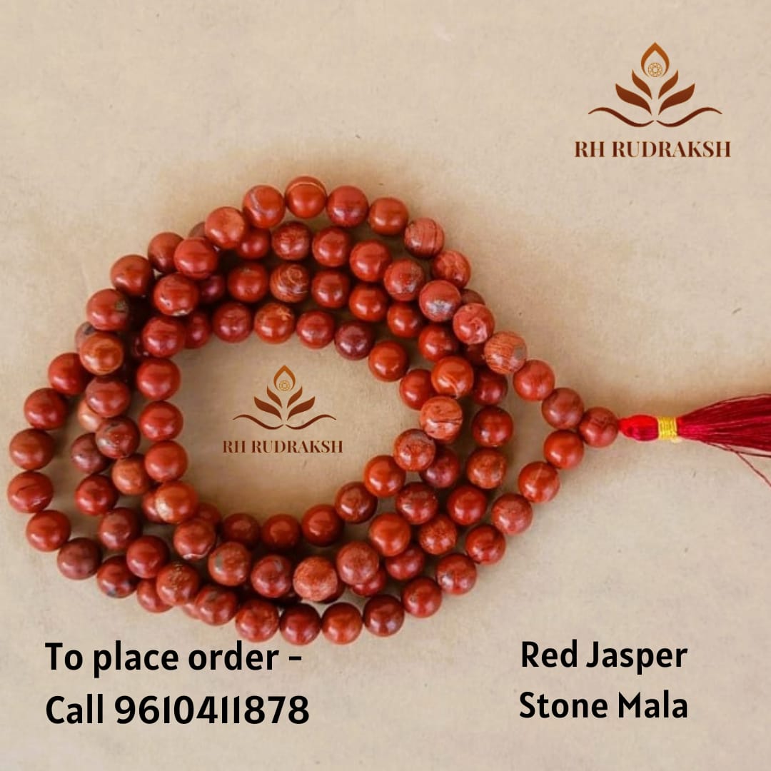 Red Jasper Stone Mala