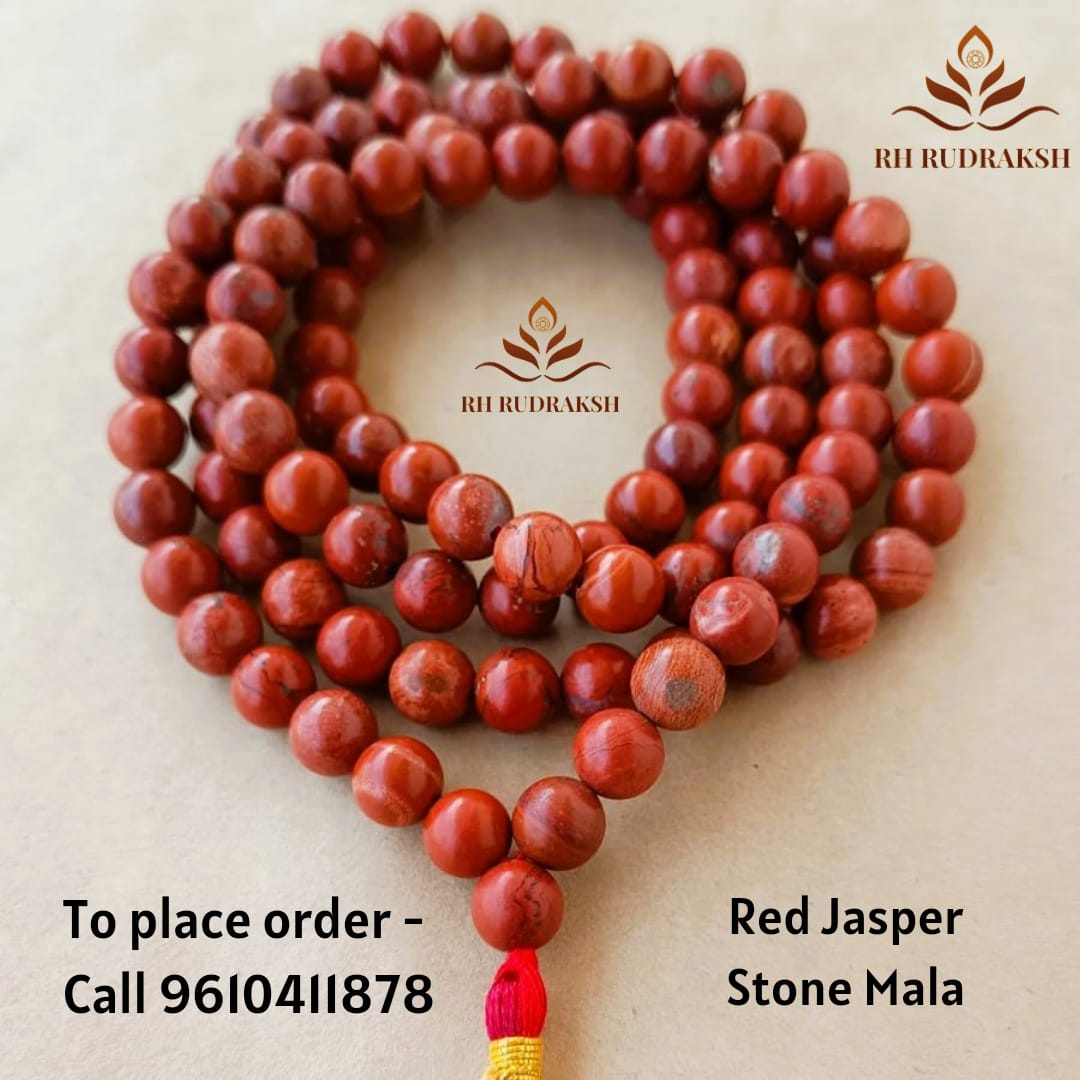 Red Jasper Stone Mala