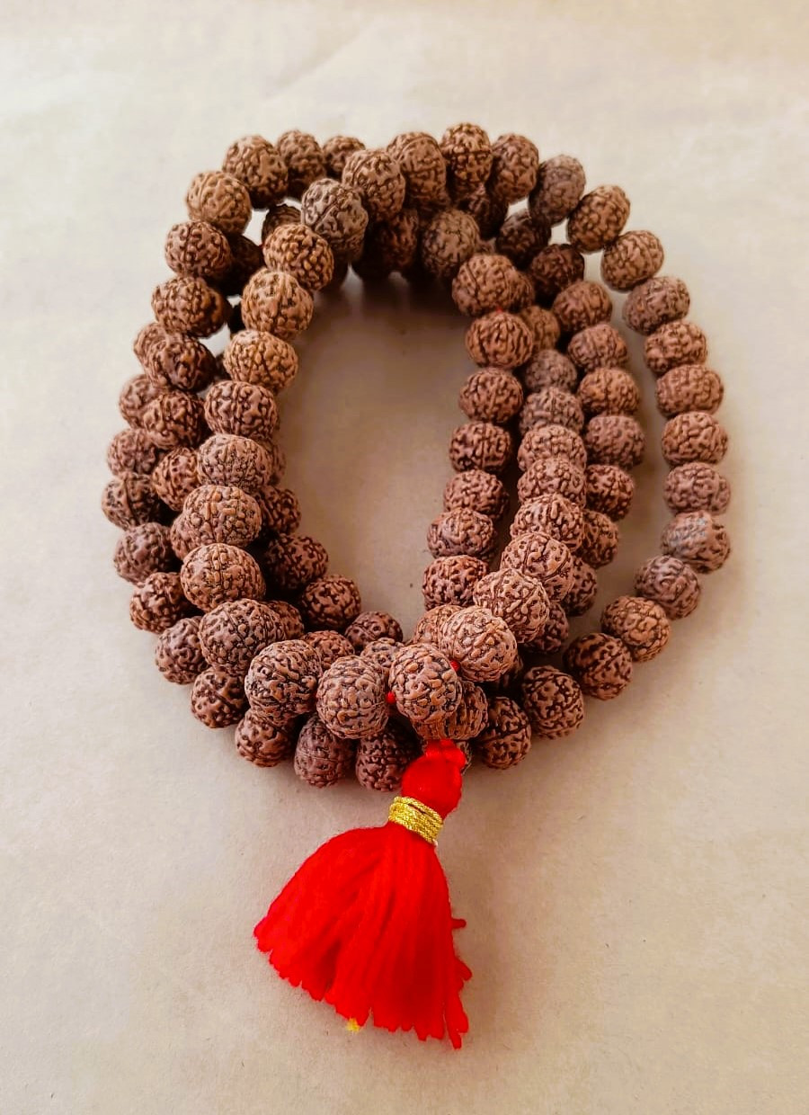 8 Mukhi Rudraksh Mala 10 MM - 1081 Beads