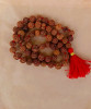 7 Mukhi Nepali Rudraksh Mala (Size-15 - 16MM Approx)  (54+1) Beads