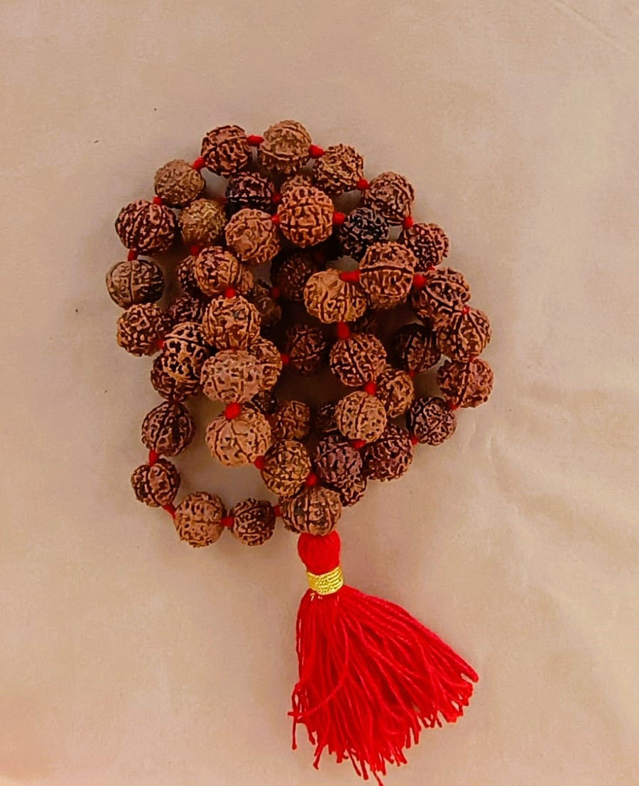 7 Mukhi Nepali Rudraksh Mala Size-15 - 16MM Approx  541 Beads