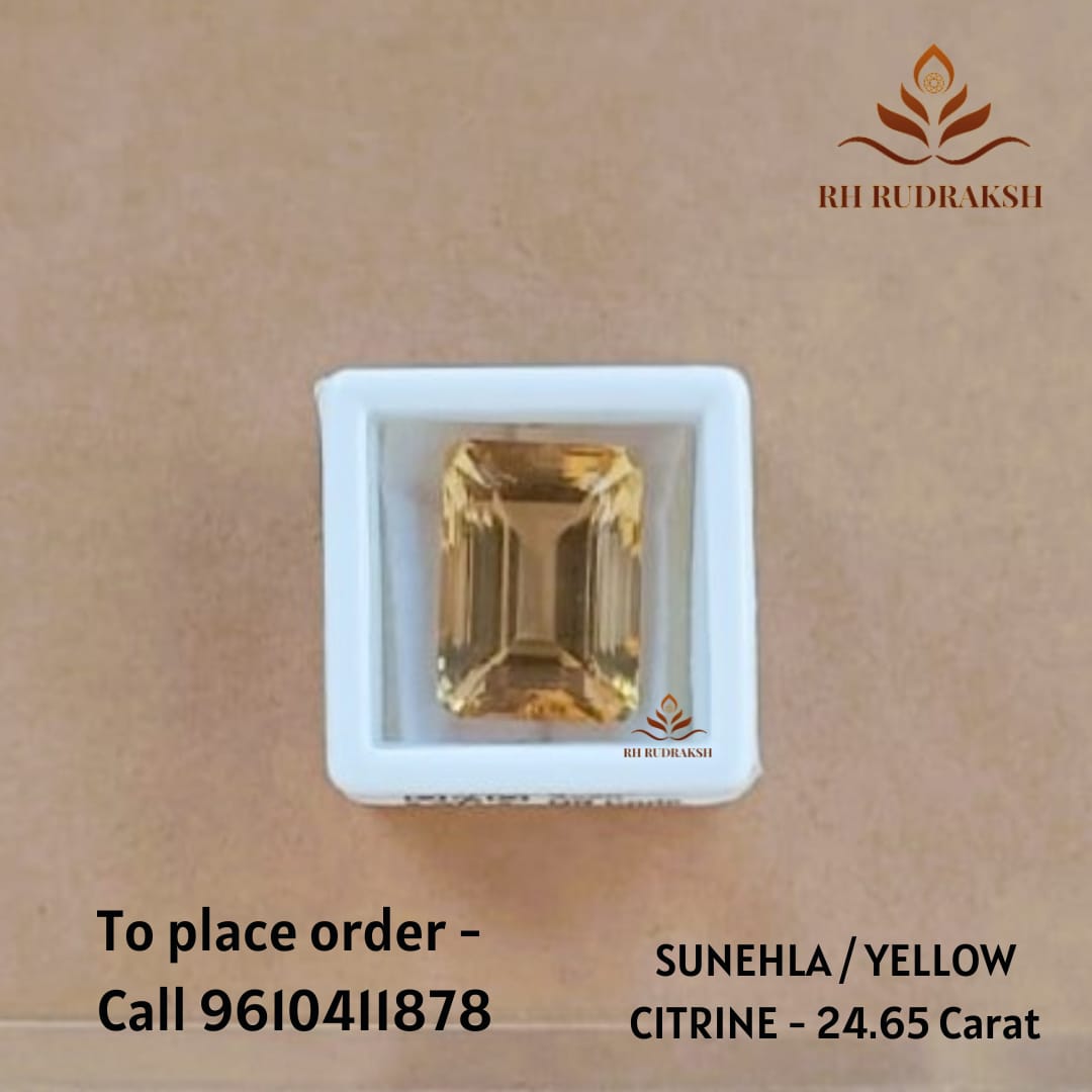 Natural Sunela  Yellow Citrine