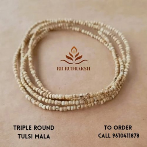Image of Triple Round Tulsi Kanthi Mala  ( 3 Round )