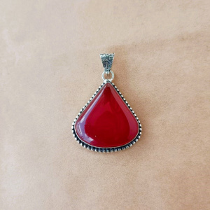 Image of Red Carnelian Stone Pendant