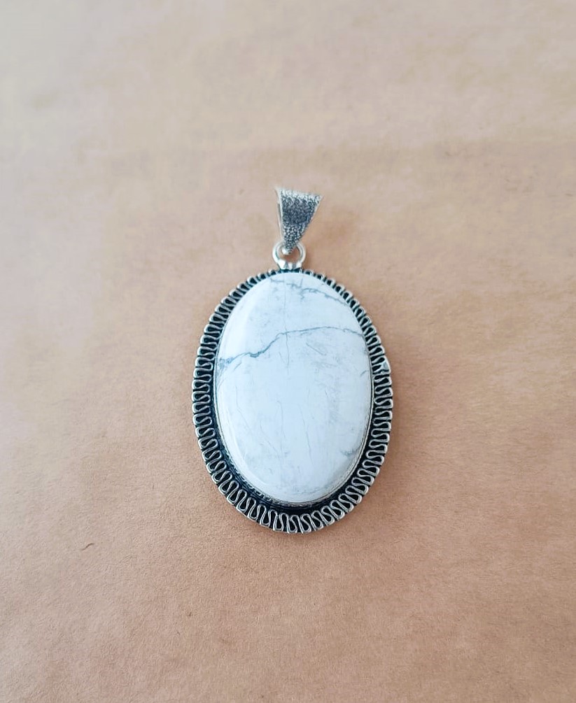 Howlite Stone Pendant