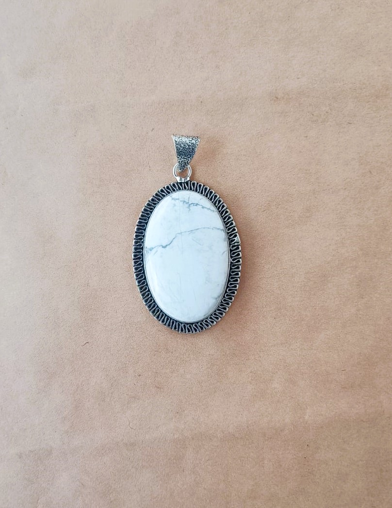 Howlite Stone Pendant
