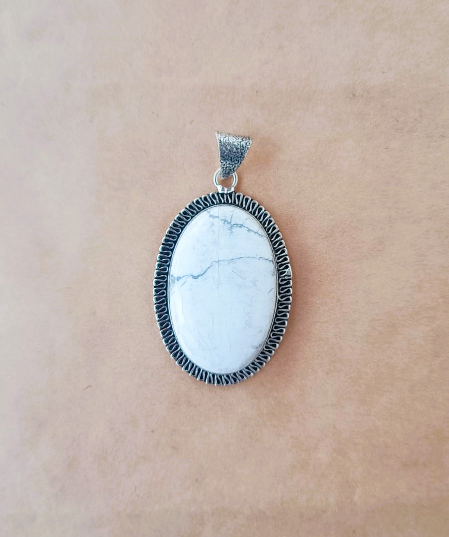 Howlite Stone Pendant
