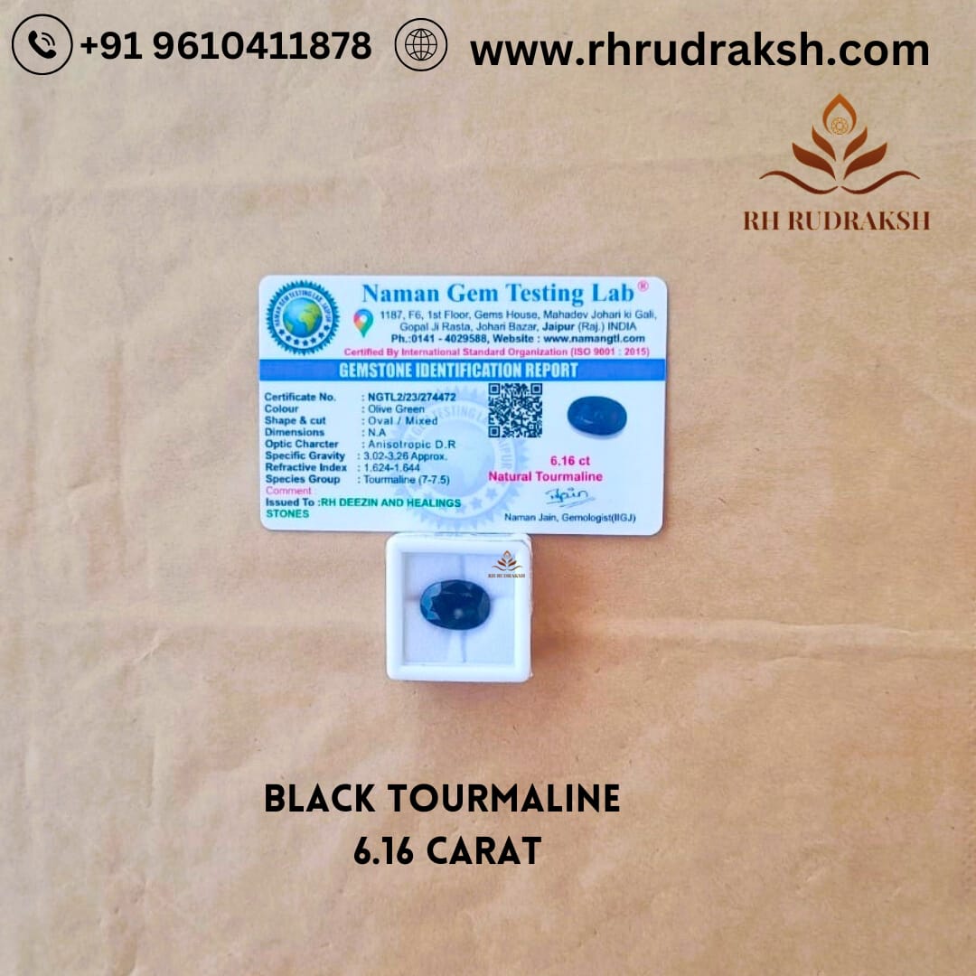 Black Tourmaline Stone - 616 Carat