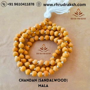 Image of Chandan Jaap (Sandalwood) Mala - 108+1 Beads 6MM