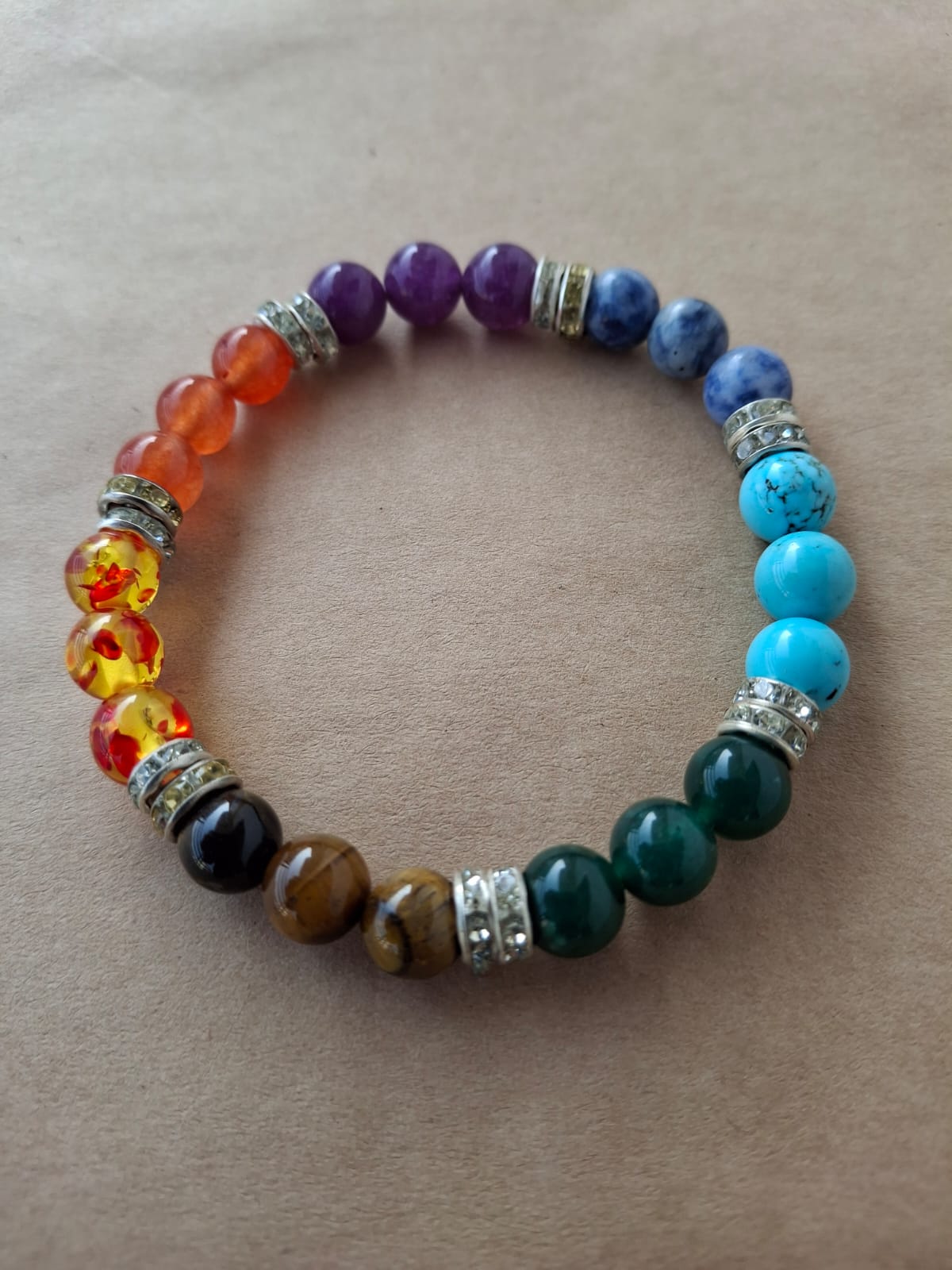 7 Chakra Stone Bracelet