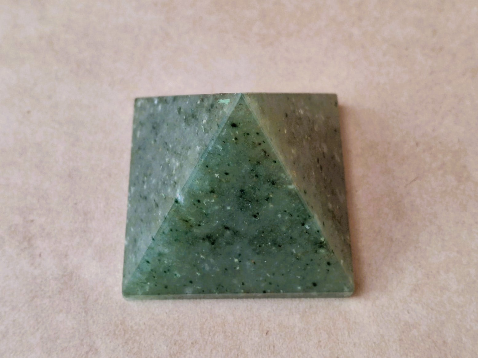 Green Aventurine Pyramid - Stone of Opportunity