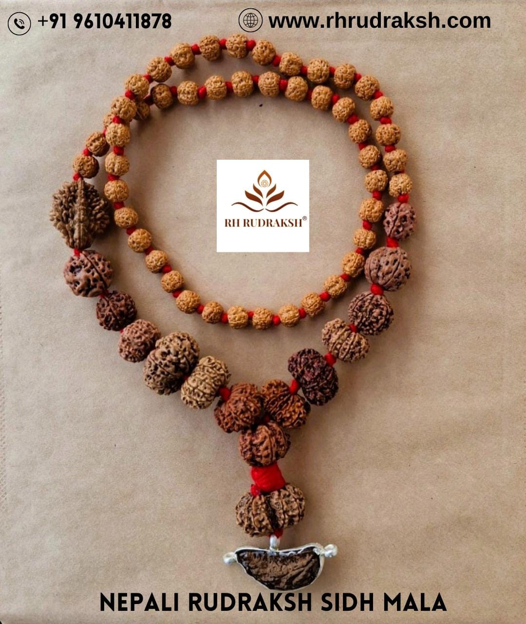 Nepali Rudraksh Sidha Mala