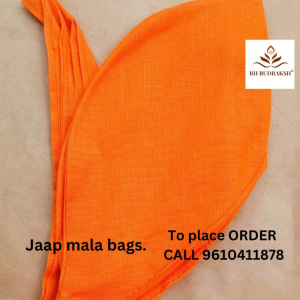 Image of Plain Jaap Mala Bags (Gomukh Chanting Bags)