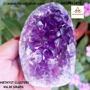 Image of Amethyst Stone Clusters - 416.30 Grams