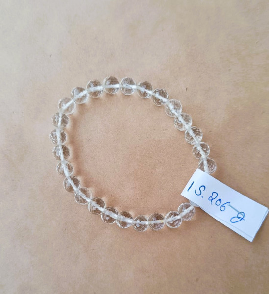 Image of Clear Quartz Bracelet (Diamond Cut)