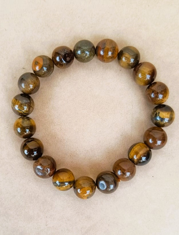 Tiger Eye Stone Bracelet 10MM