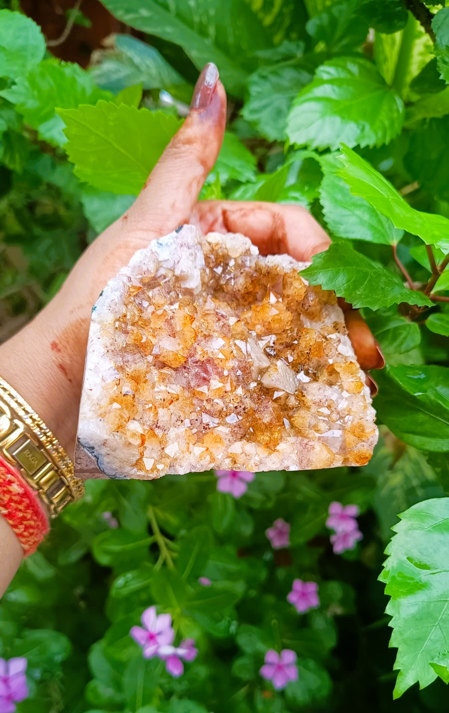 Yellow Citrine Cluster - 55400 Grams
