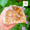 Yellow Citrine Cluster - 554.00 Grams