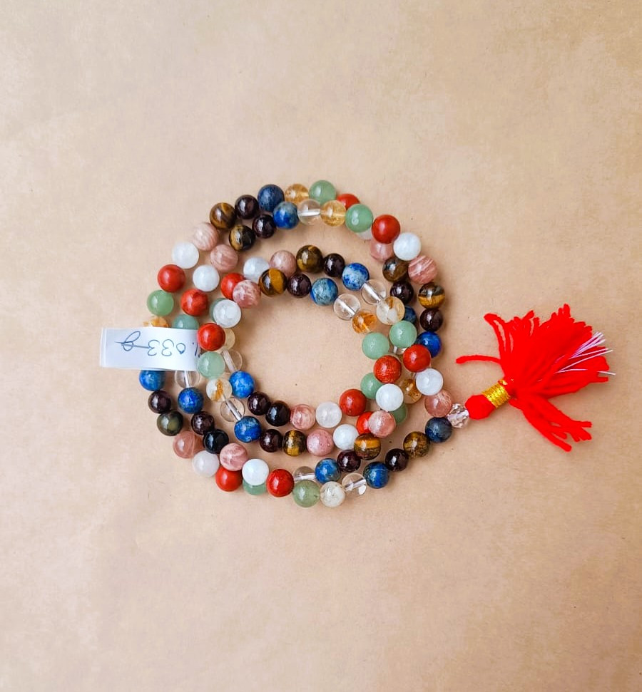 Nav Grah Stones Mala - 8MM 108 Beads