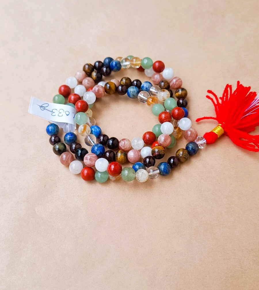 Nav Grah Stones Mala - 8MM 108 Beads