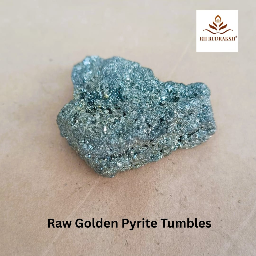 Golden Pyrite Raw Tumbles