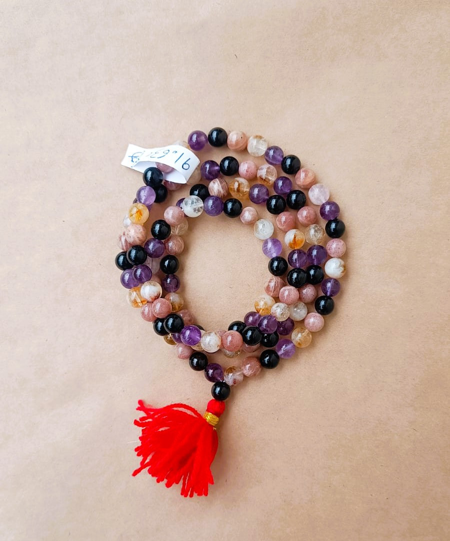 4 Stones Mala - For Financial  Career Growth