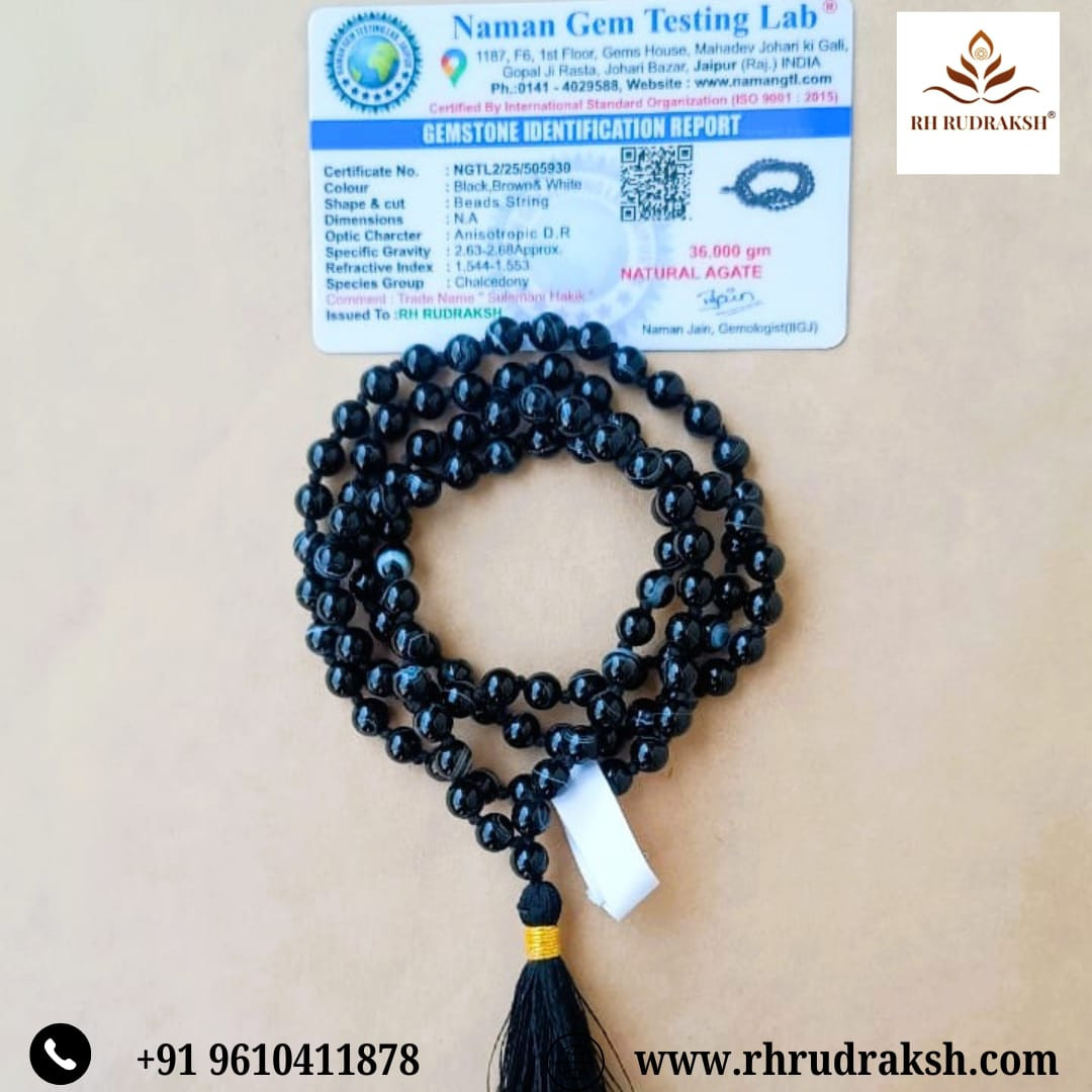 Sulemani Hakik Stone Mala