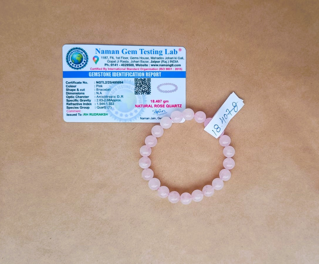 Rose Quartz Bracelet DIWALI OFFER - BUY 1 GET 1