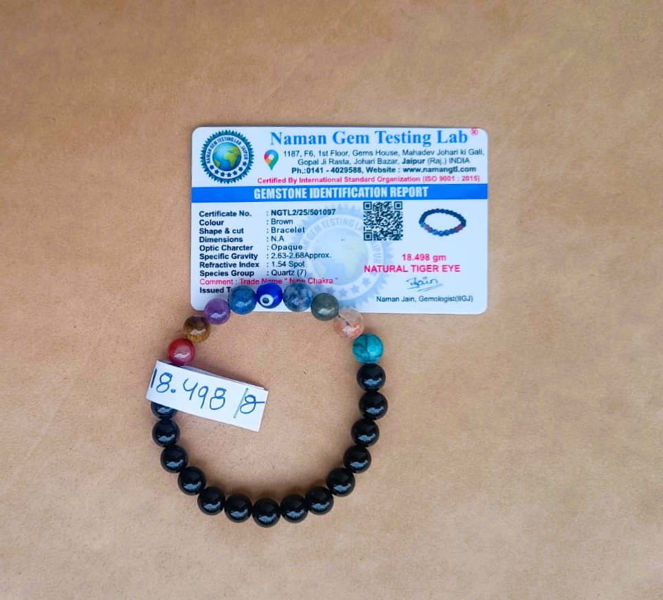 9 Chakra Stone Bracelet