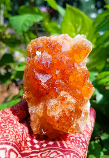 Image of Yellow Citrine Cluster  - 541.70 Grams (Approx.)