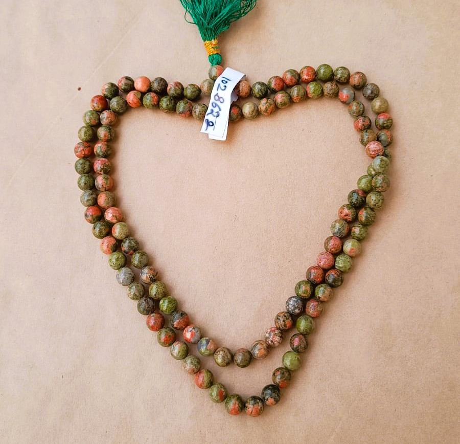 Unakite Stone Mala
