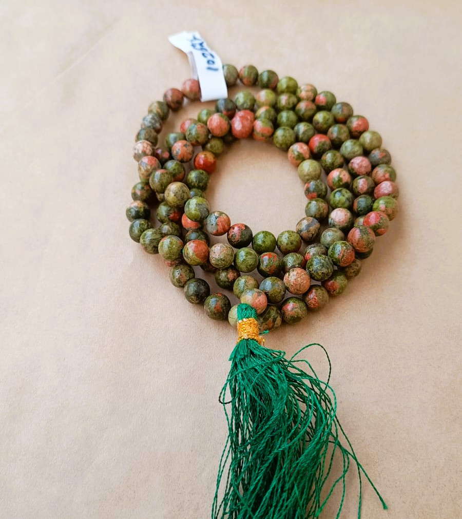 Unakite Stone Mala