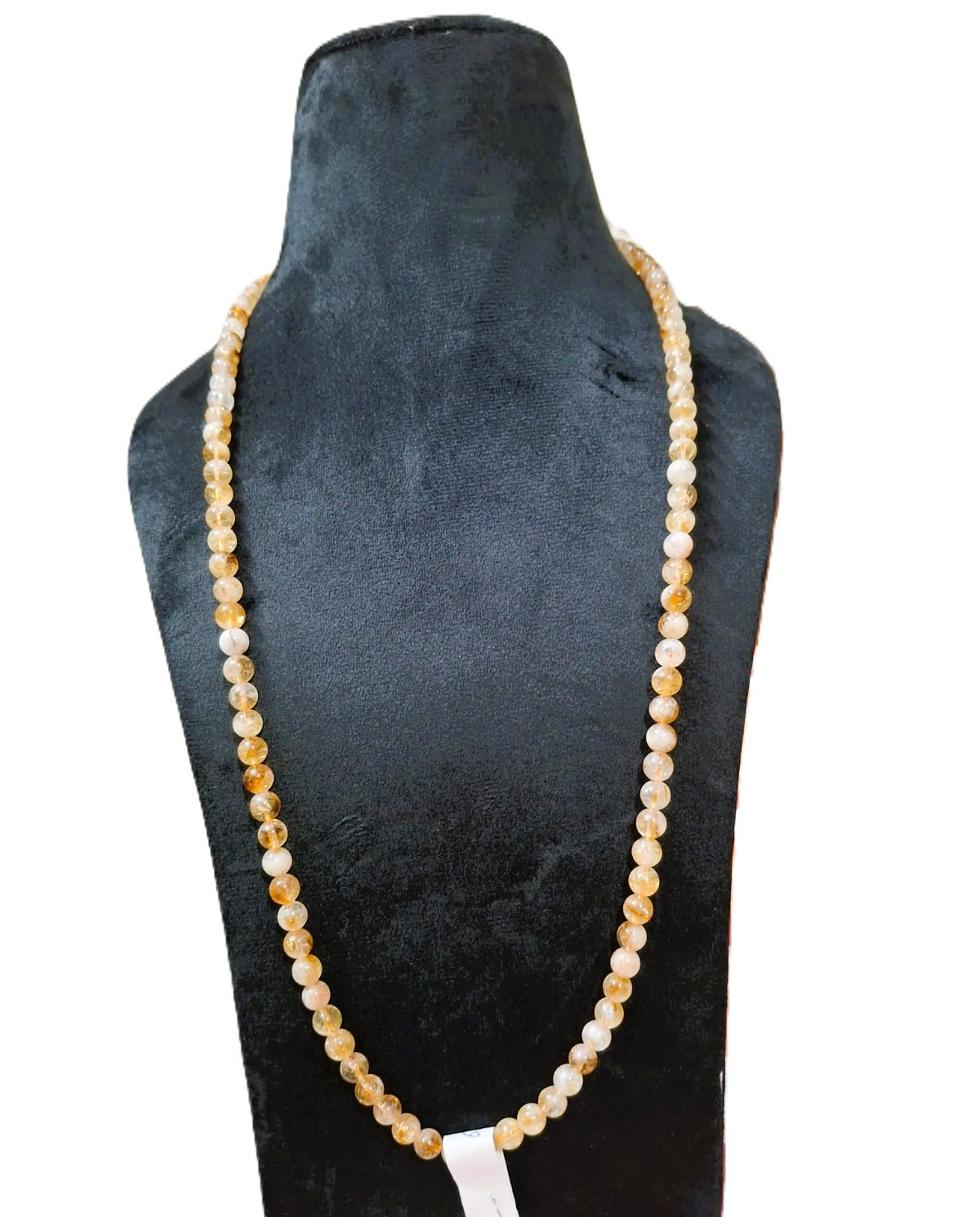 Yellow Citrine Stone Mala