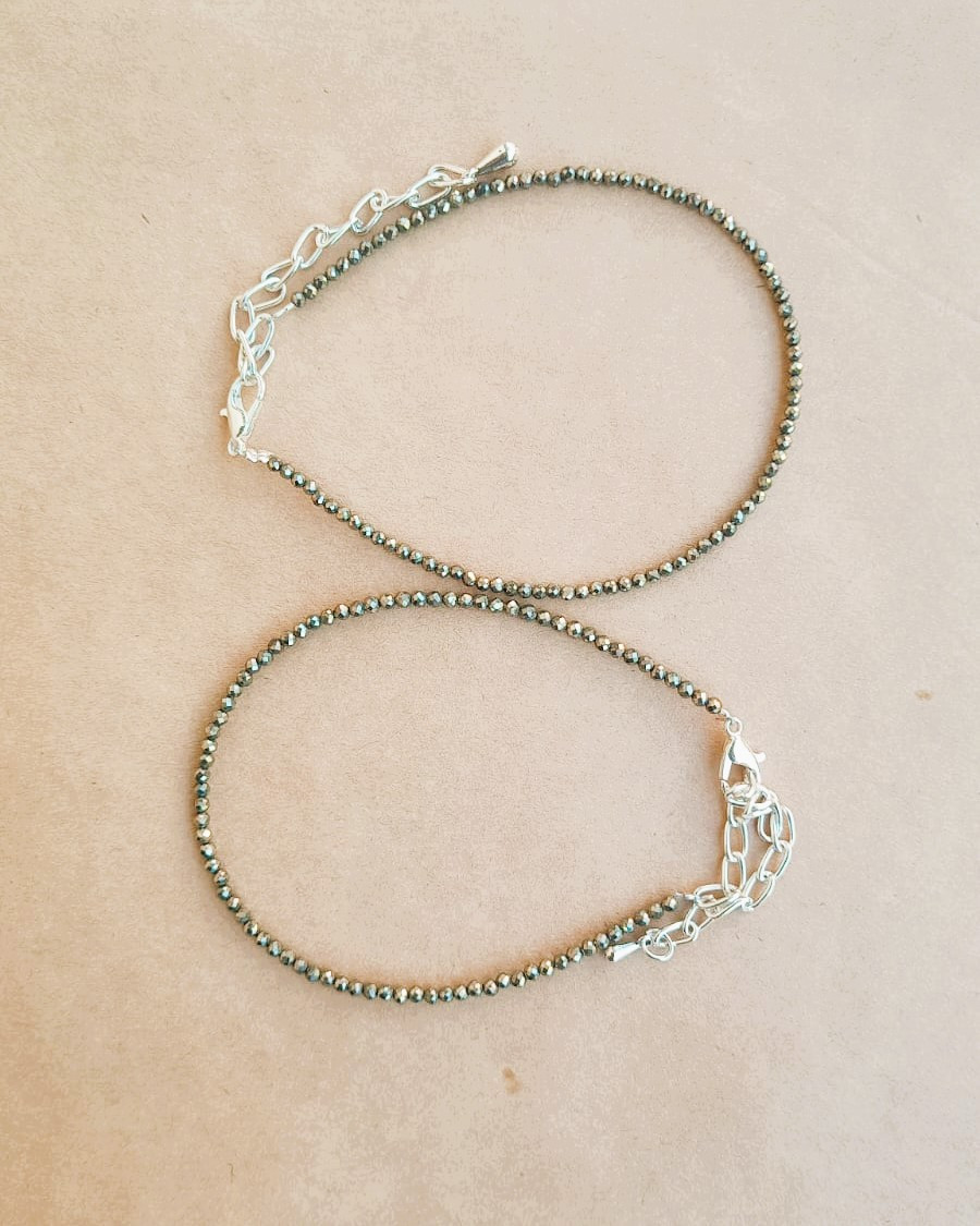 Pyrite Anklet - Pair of two