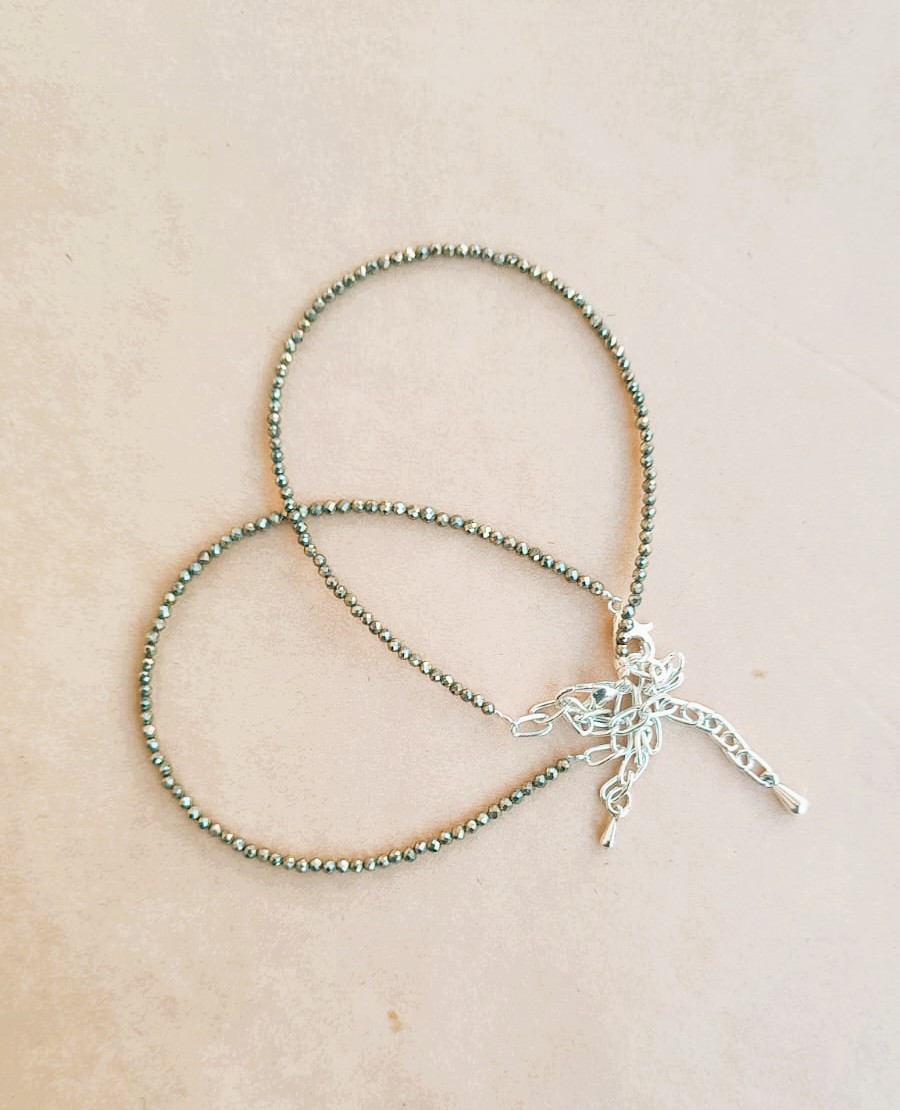 Pyrite Anklet - Pair of two