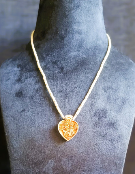 Image of Tulsi Mala - With RADHA KRISHNA Pendant