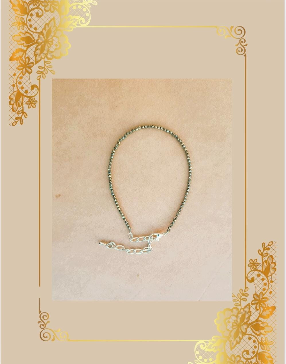 Pyrite Anklet - Single 1 Piece
