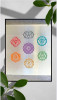 Selenite Plate With Engraved 7 Chakra