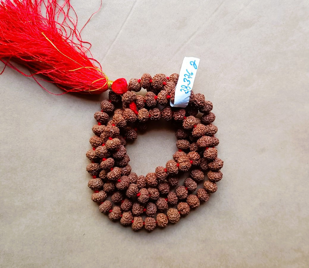 8 Mukhi Rudraksh Mala 8 MM - 1081 Beads