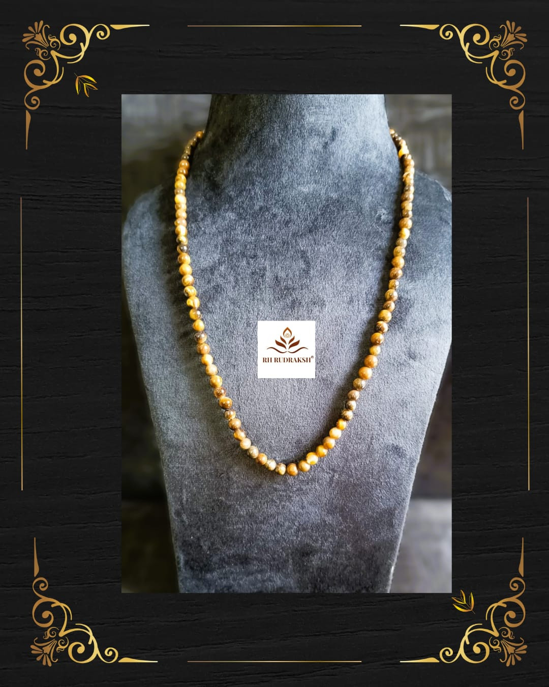 Tiger Eye Stone Mala 6MM