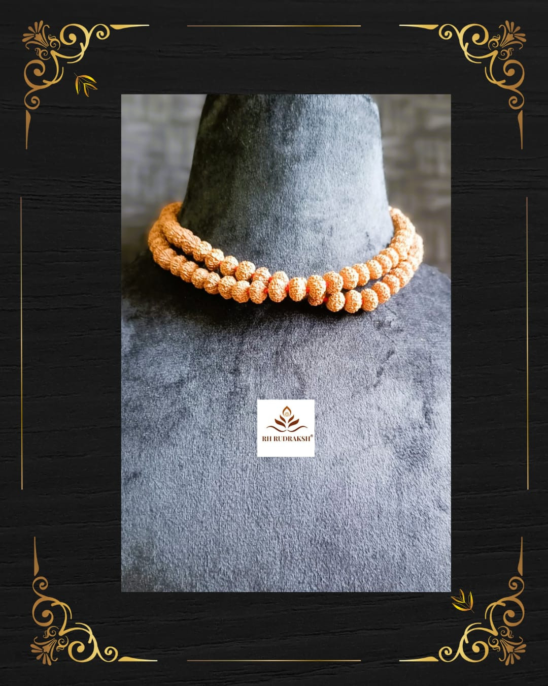 8 Mukhi Rudraksh Mala 8 MM - 1081 Beads