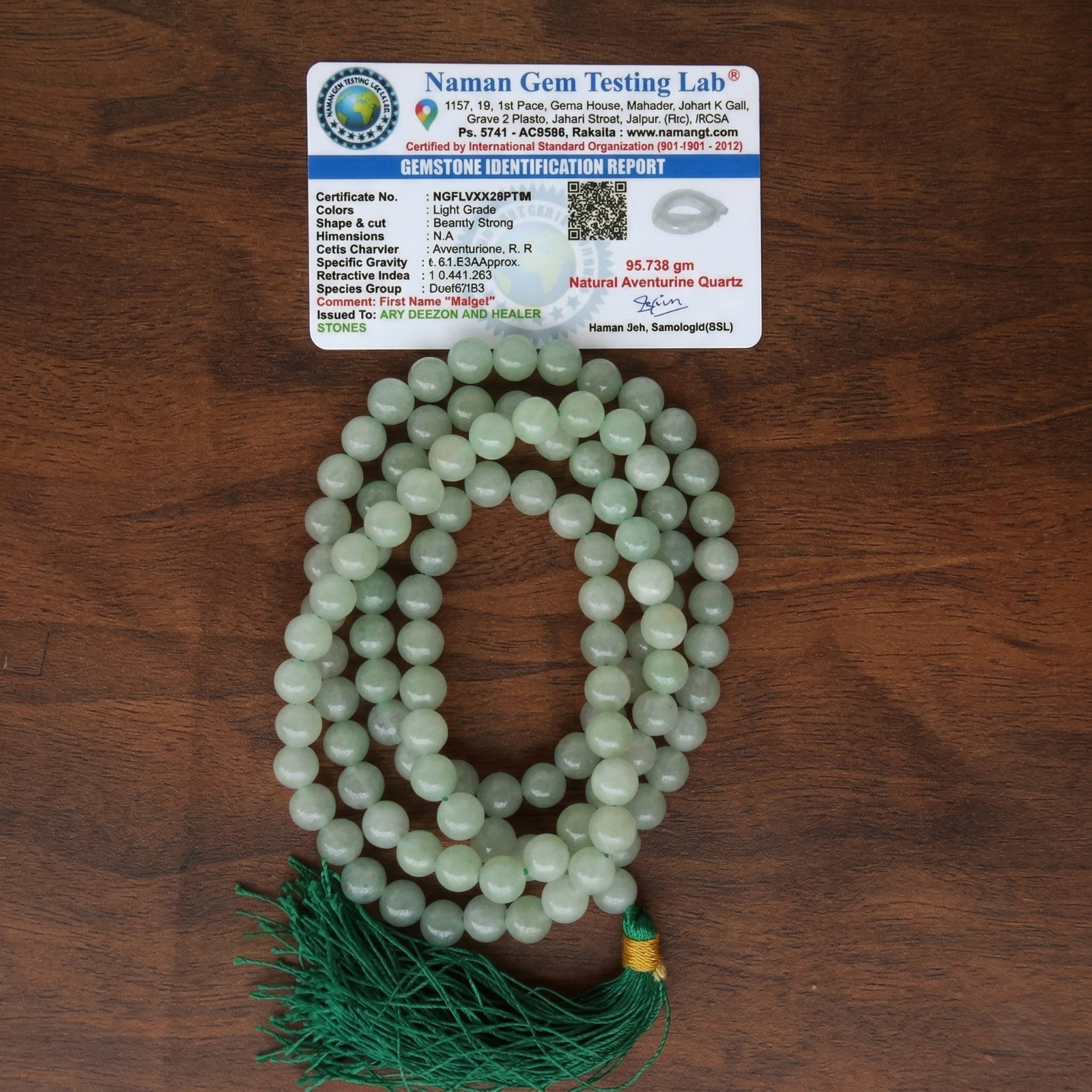 Green Aventurine Stone Mala