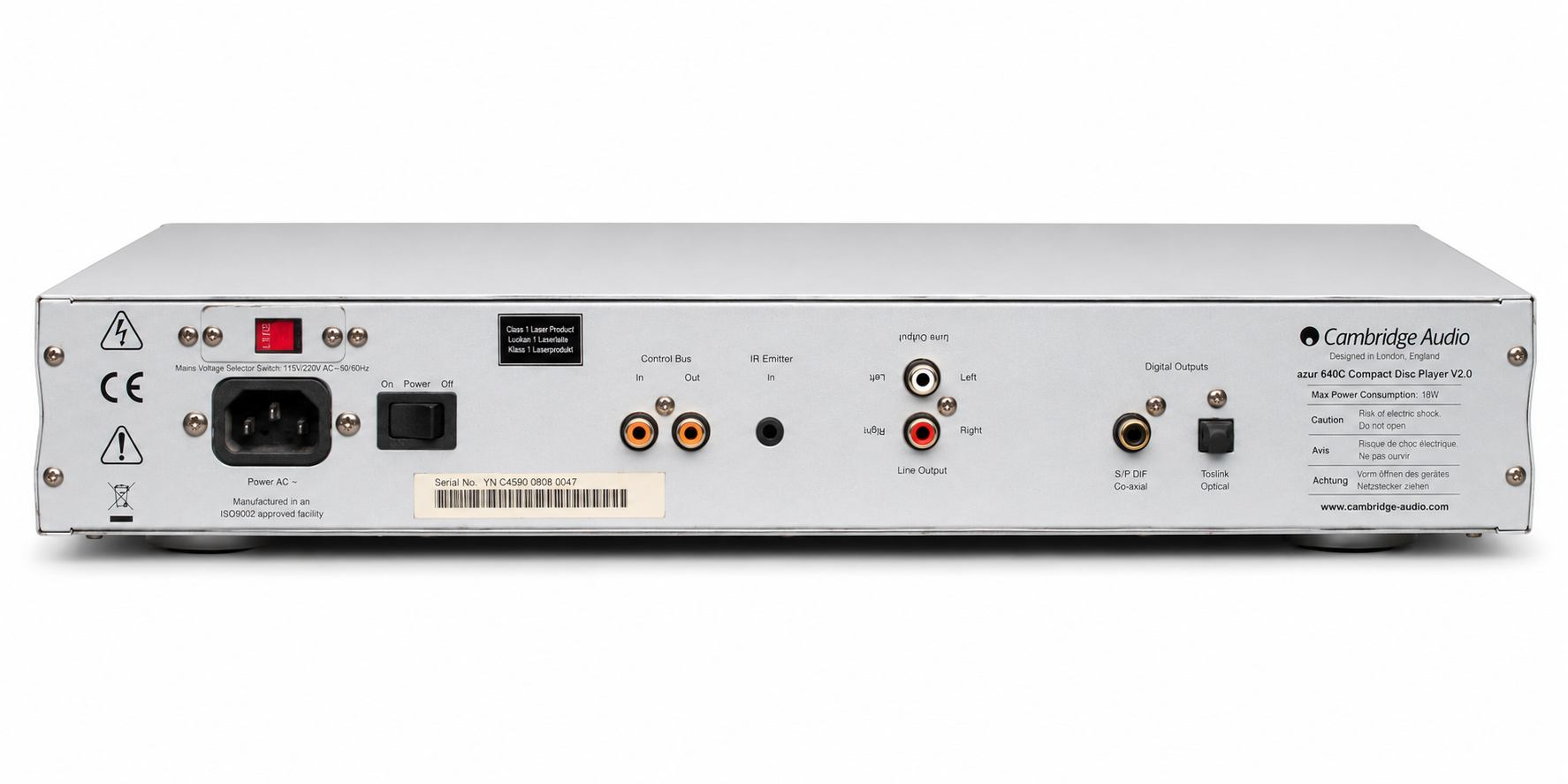 Cambridge Audio Azur 640C V20 Compact Disc Player
