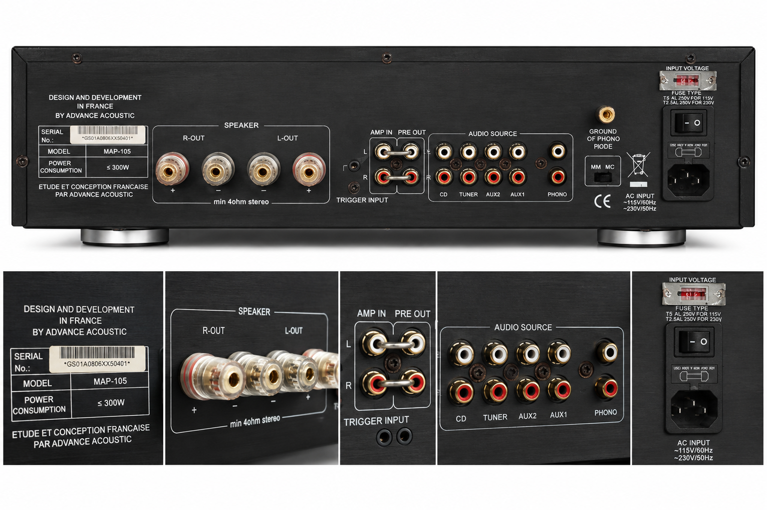 Advance Acoustic MAP-105 Integrated Stereo Amplifier