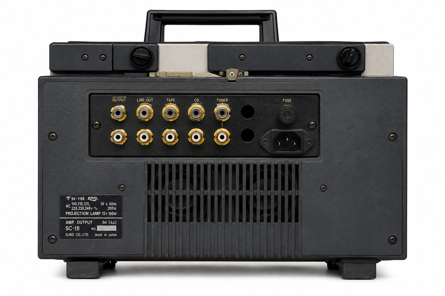 ELMO SOUND HiVision SC-18M 2-Track Super 8 Sound Film Projector