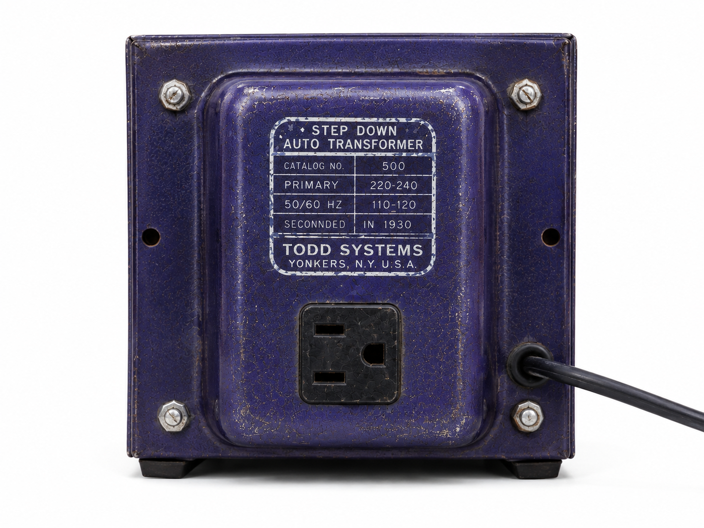 Todd Systems 500VA Stepdown Auto-Transformer 230V to 115V