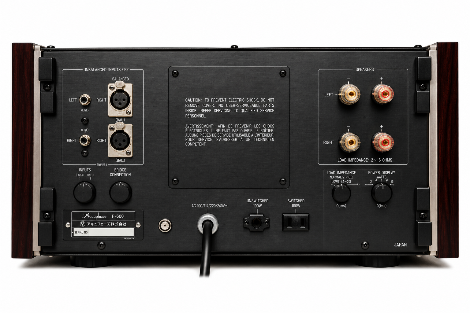 Accuphase P-600 Stereo Power Amplifier
