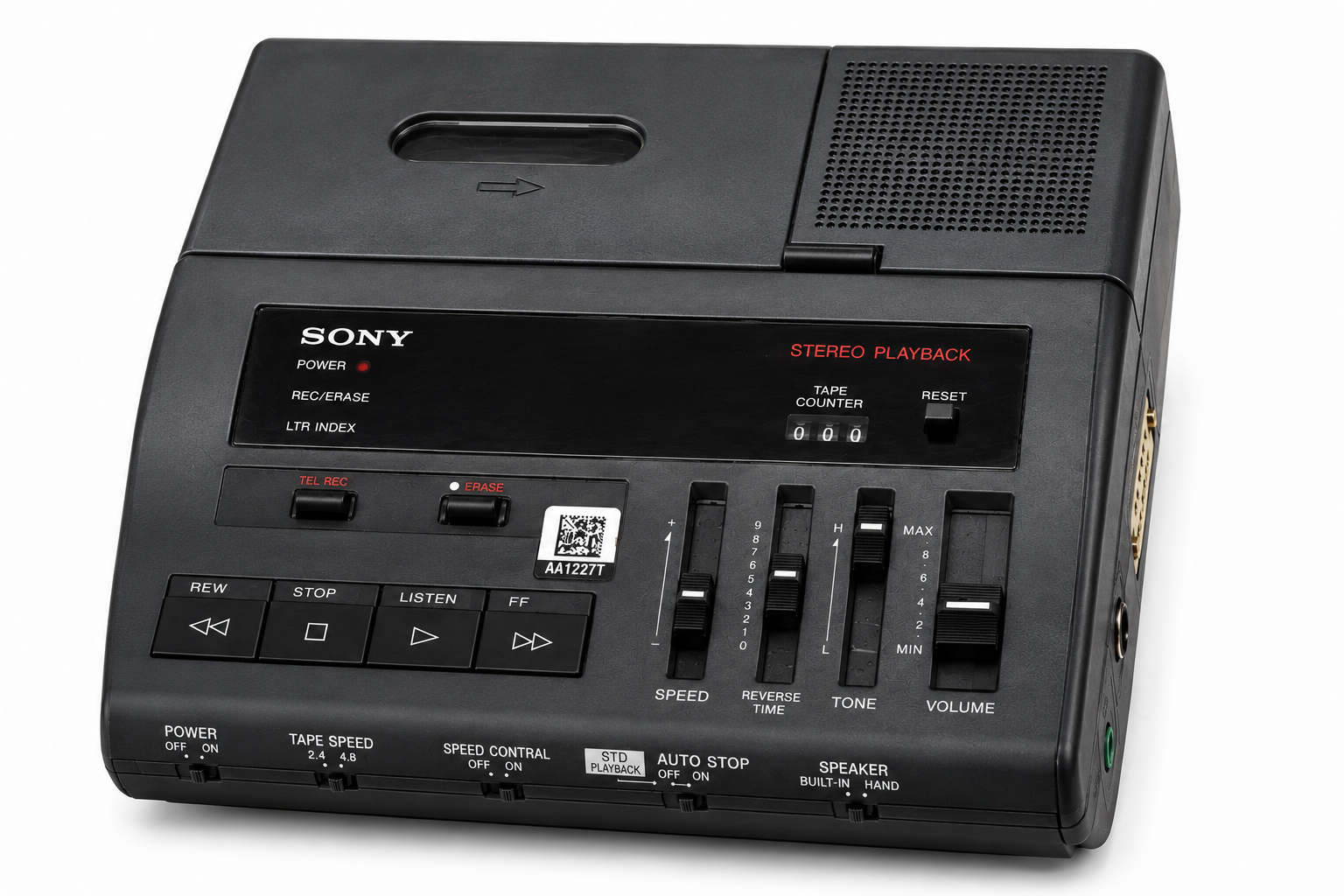 Sony BM-87DST Professional Cassette Dictator  Transcriber